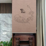 Rèm che bàn thờ  khắc laze hãng FIVESTAR mã FLZ – 007